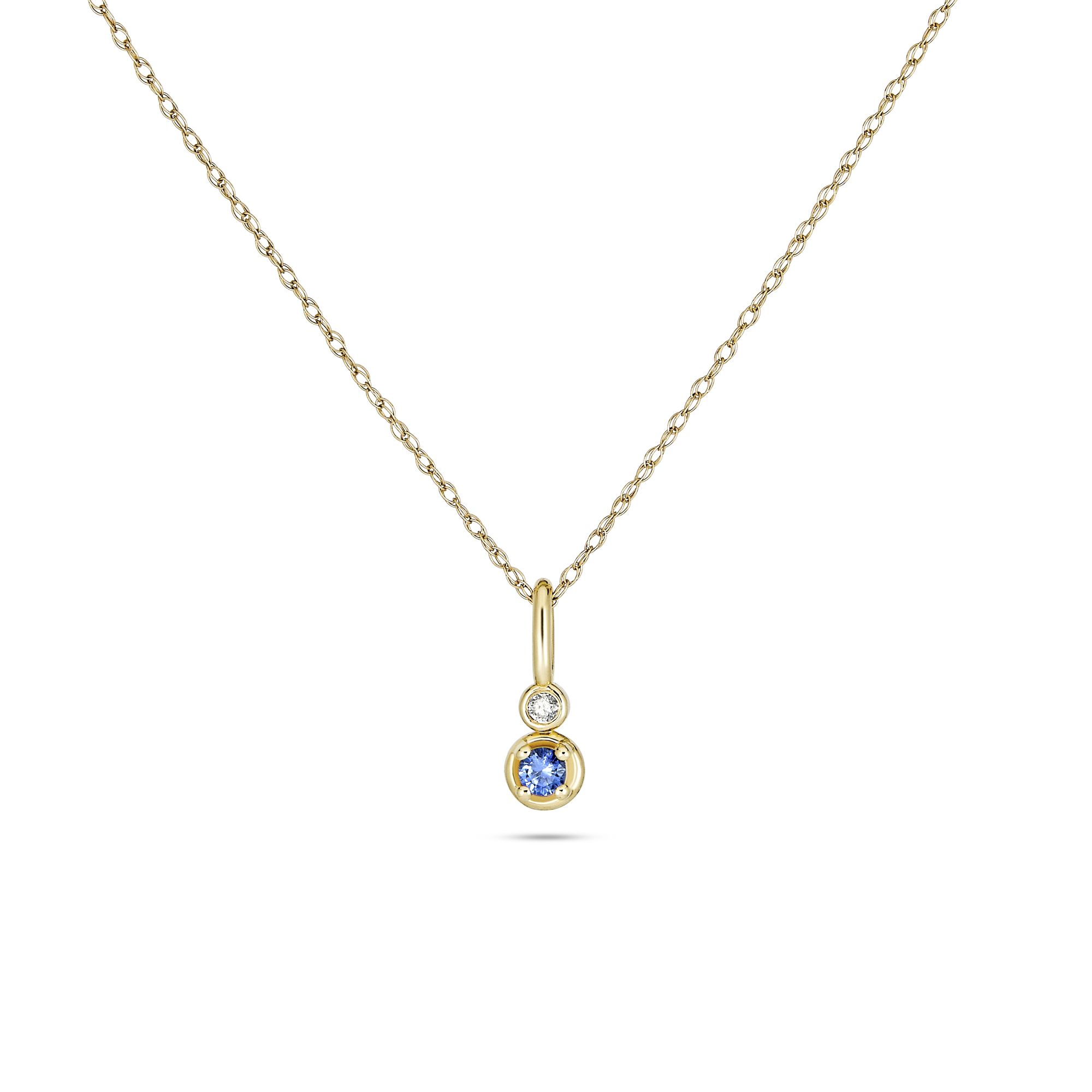 Birthstone Diamond Bonbon Necklace – STONE AND STRAND
