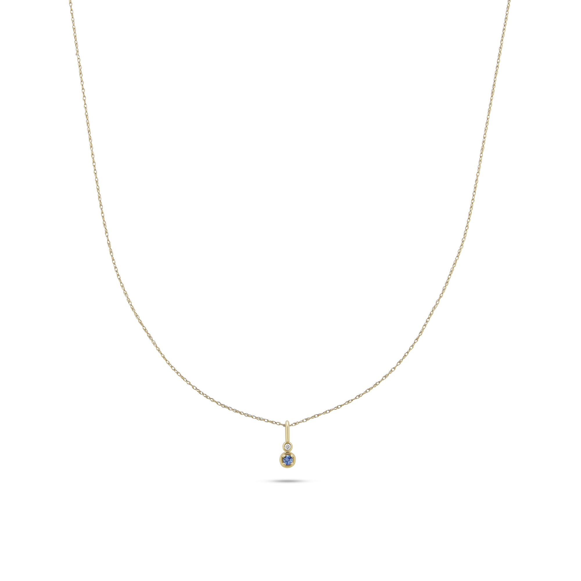 Birthstone Diamond Bonbon Necklace – STONE AND STRAND