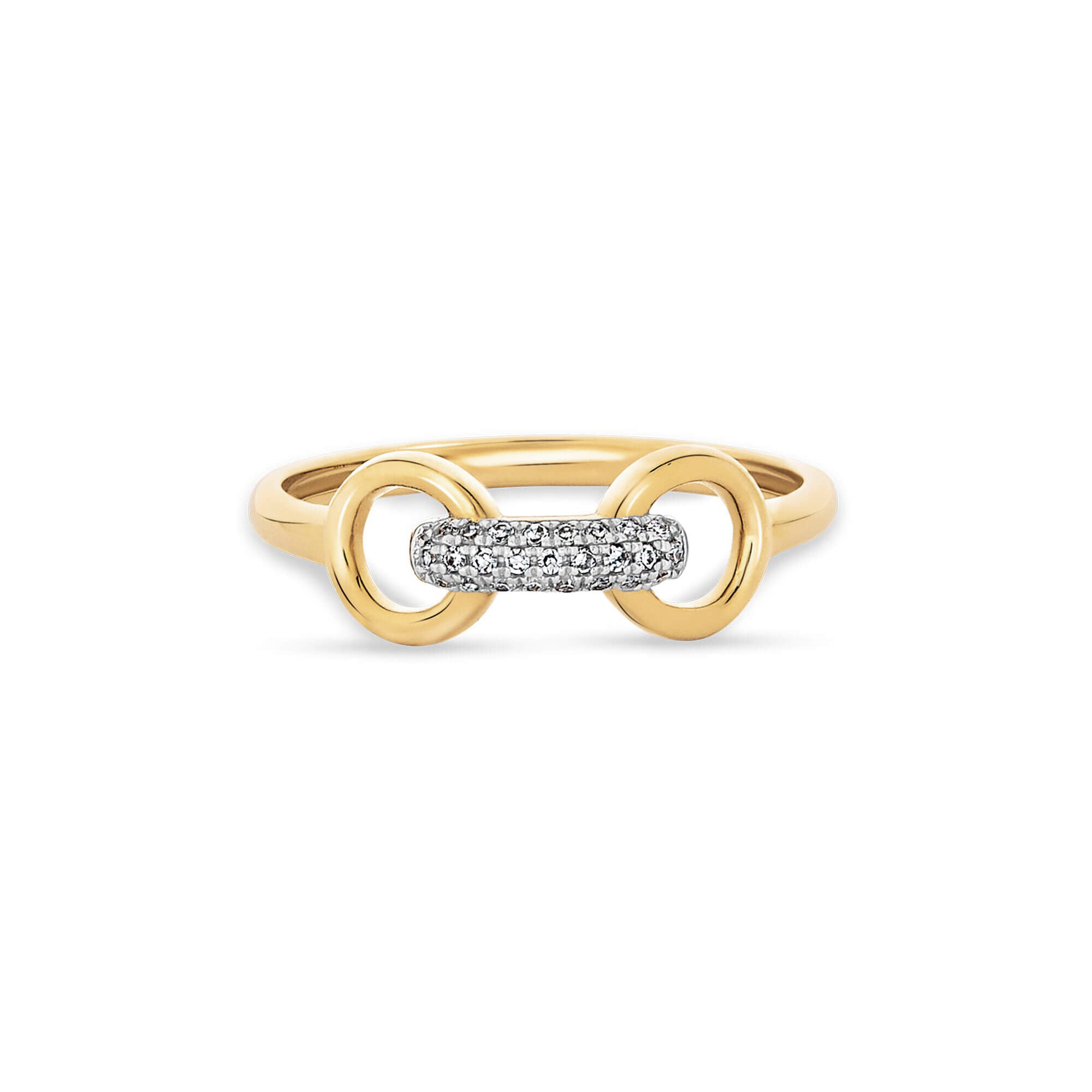 ◆STONEHENgE◆ Braid 14K Brown Diamond Ring SA25A40F SAG-25A Diamond Bridle Ring – STONE AND STRAND