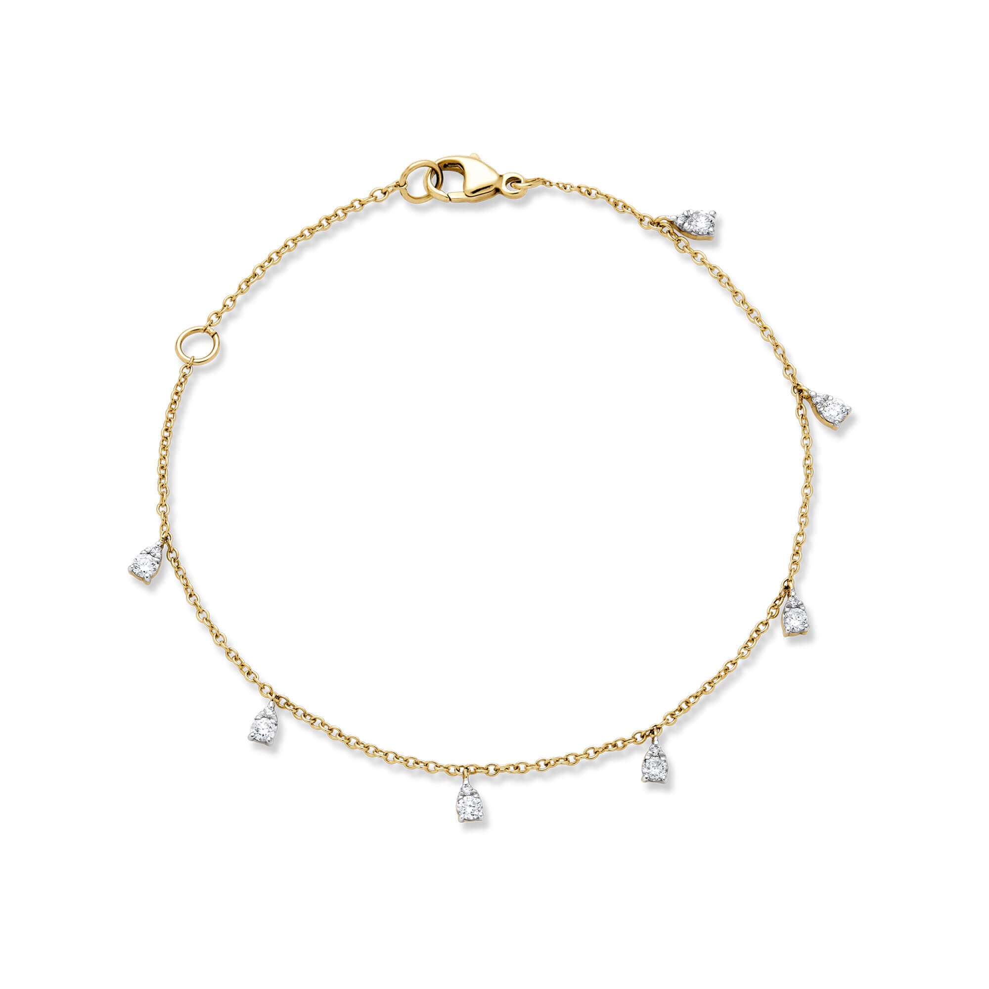 Diamond Petal Bracelet – STONE AND STRAND