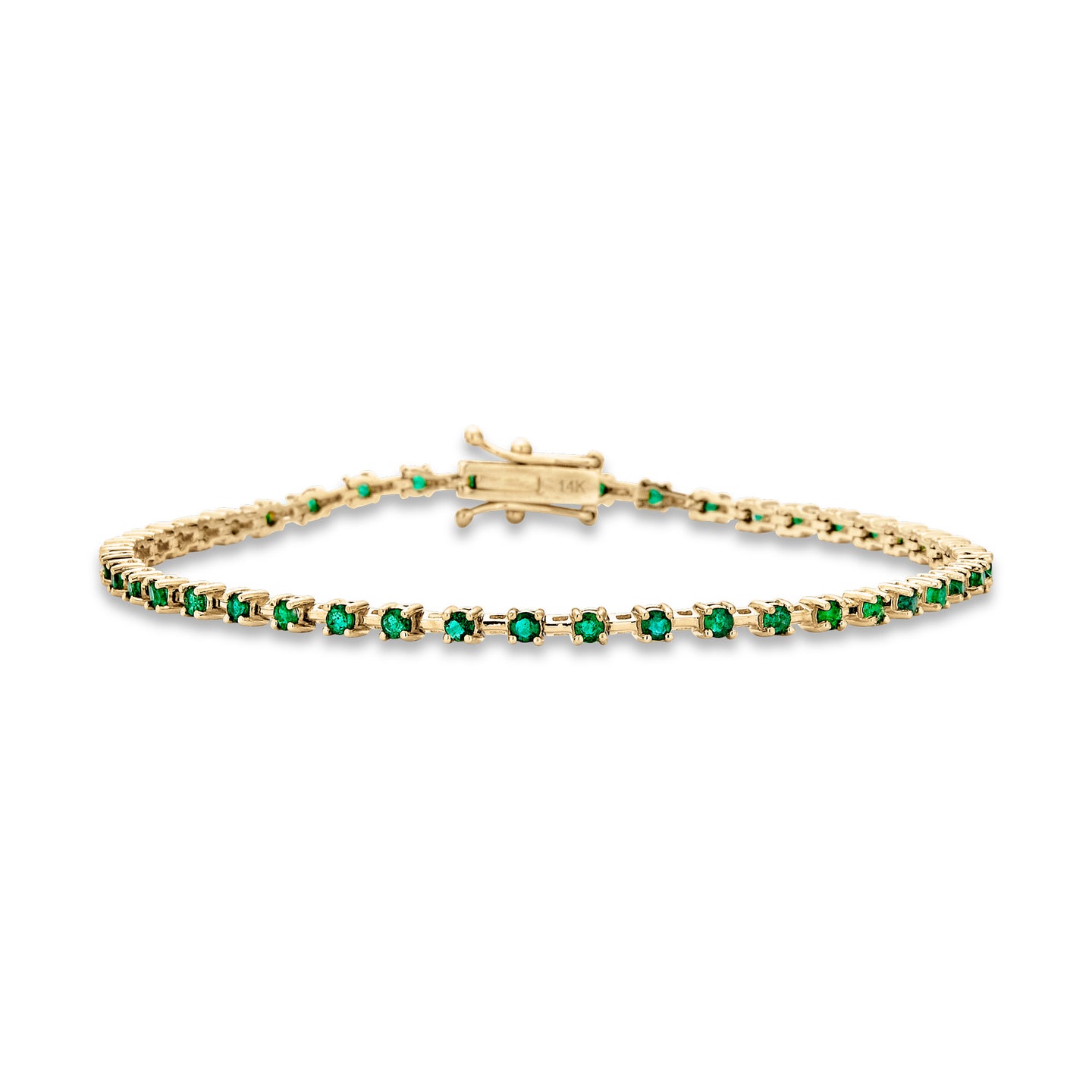 Emerald Ace Tennis Bracelet – STONE AND STRAND