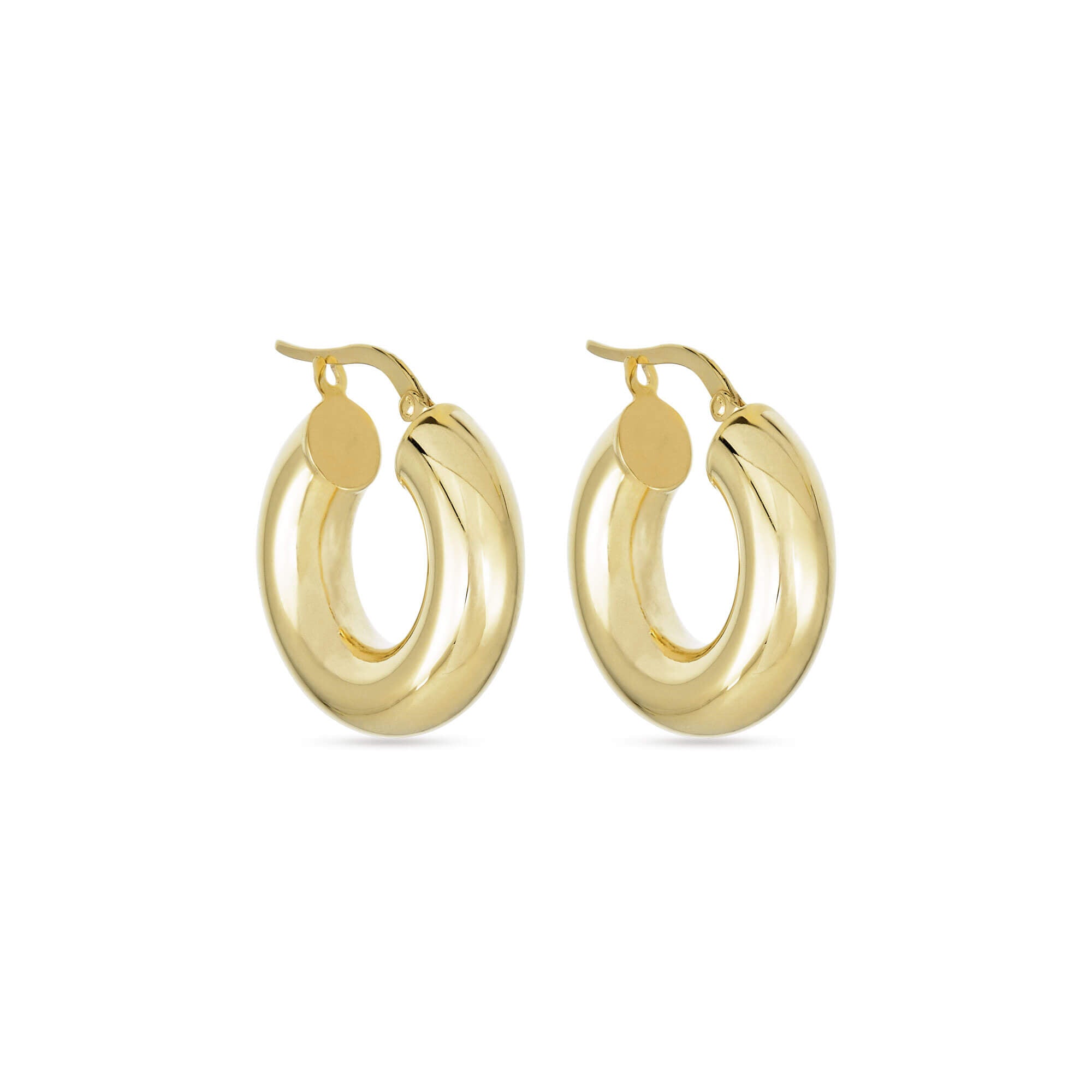【新品】UPALA Cloud Hoop Stud ゴールドピアス Medium Twisted Hoops in 18K Gold | IPPOLITA