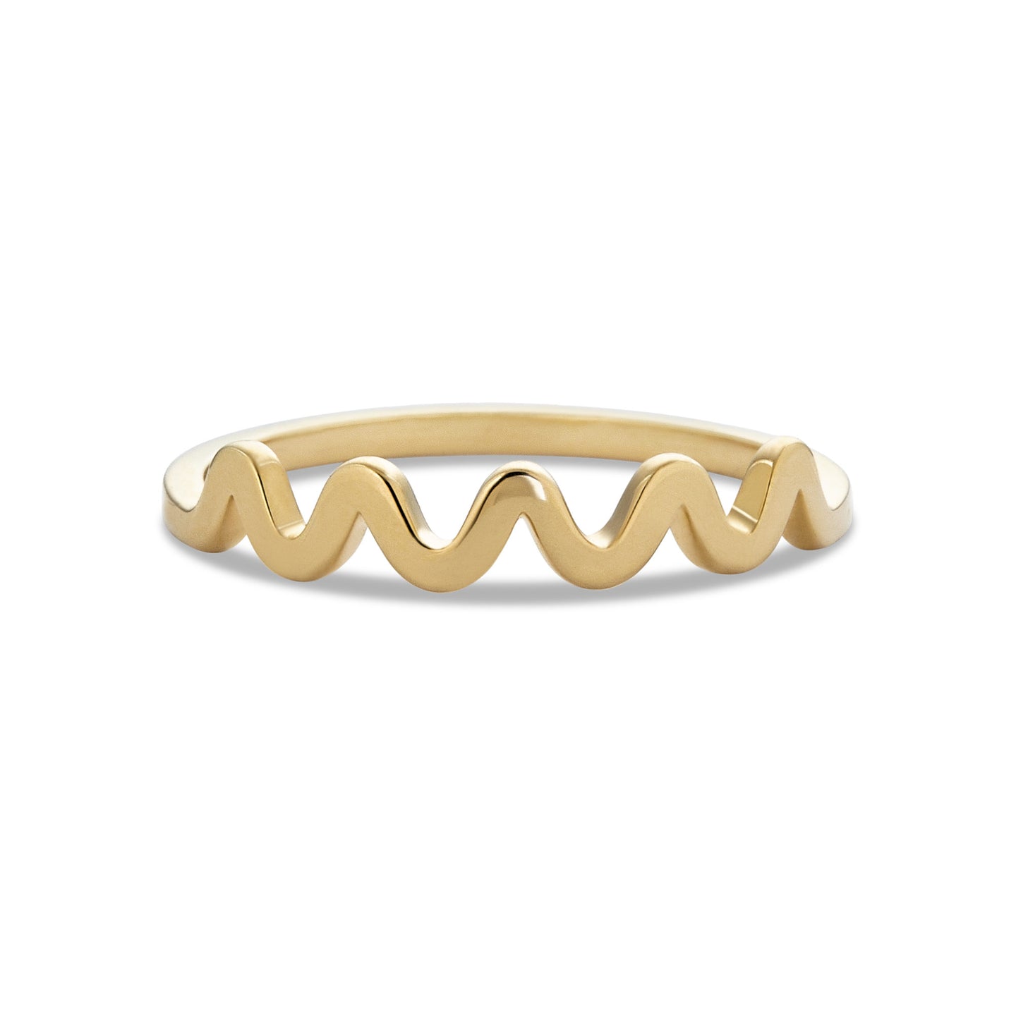 Gold Scribble Ring STONE AND STRAND