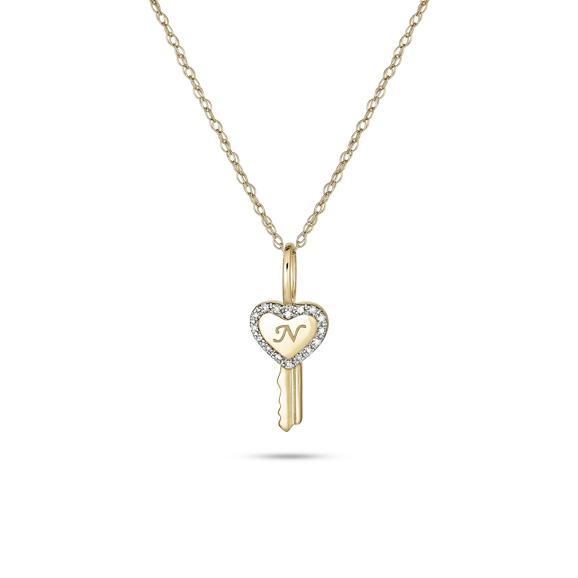The key to my 2025 heart necklace