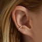 Lab-Created Diamond Bubble Up Ear Cuff