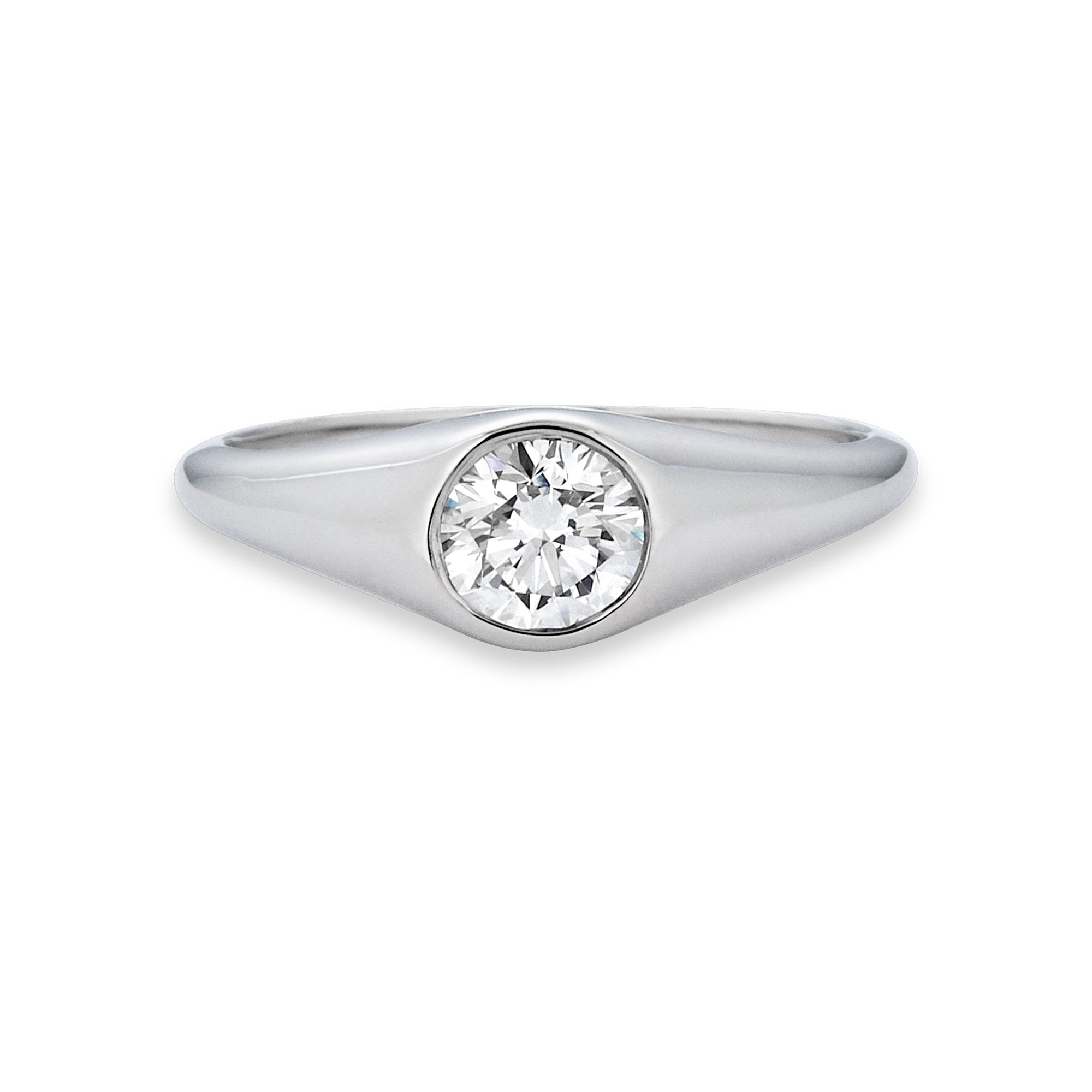 LAB-Created Diamond Pinky Ring – STONE AND STRAND