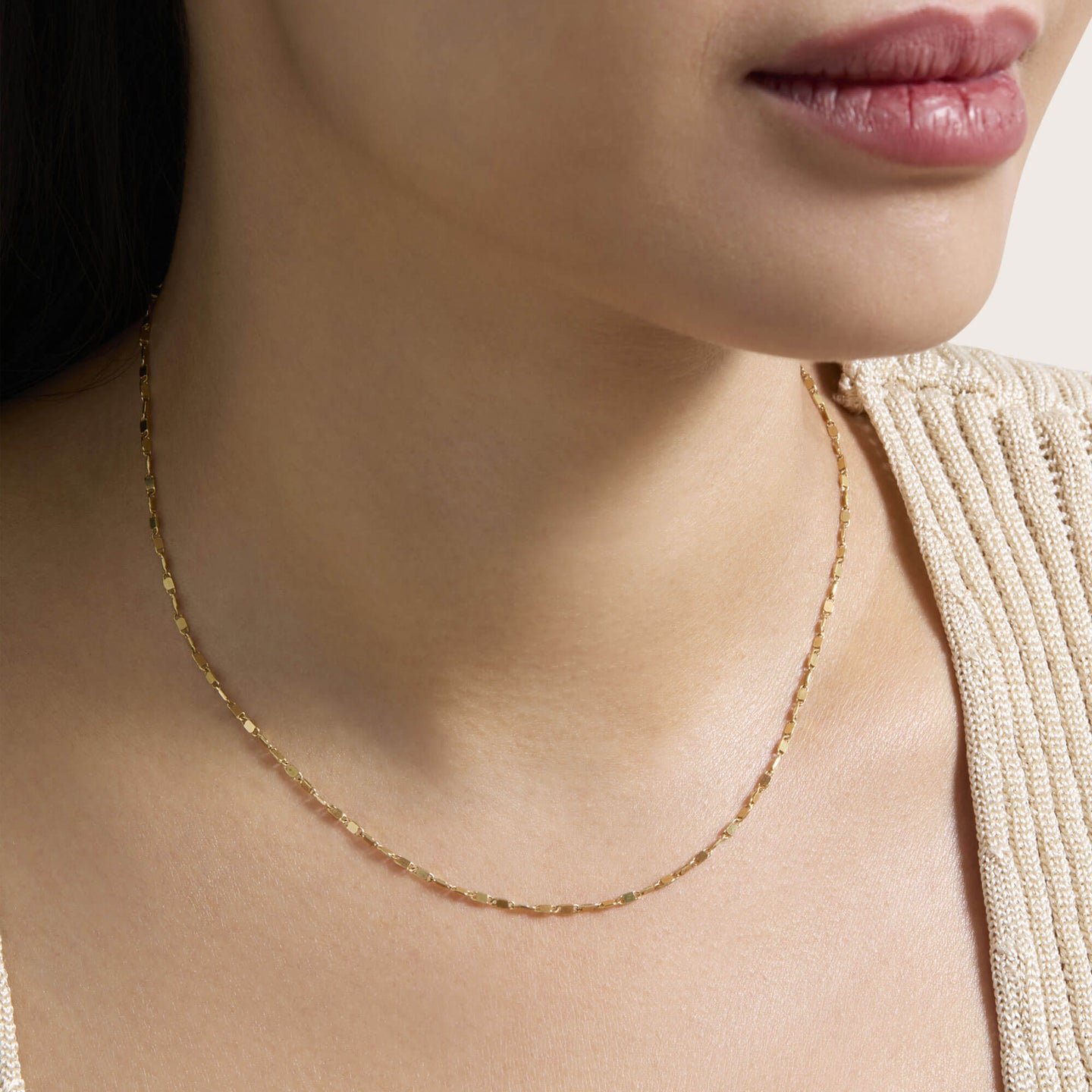 Mirror Chain Necklace – STONE AND STRAND