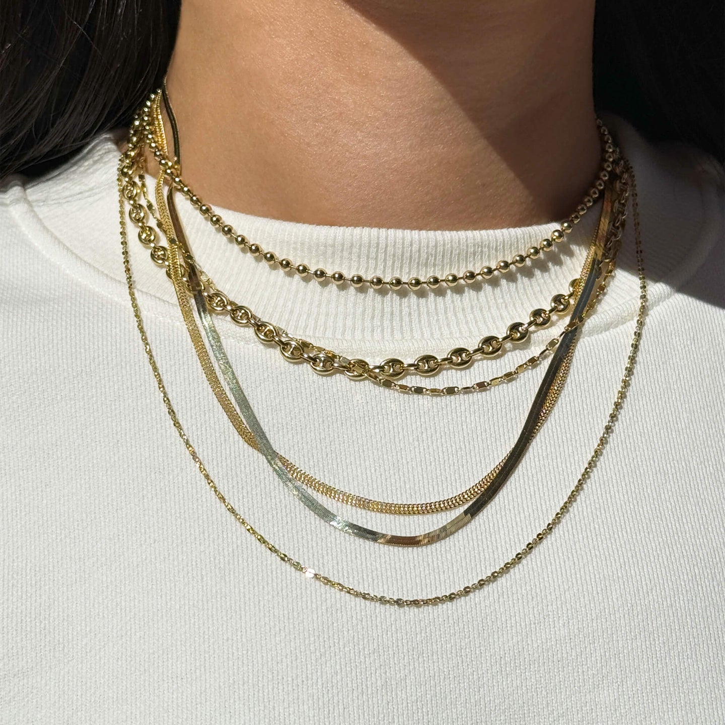 Mirror Chain Necklace – STONE AND STRAND