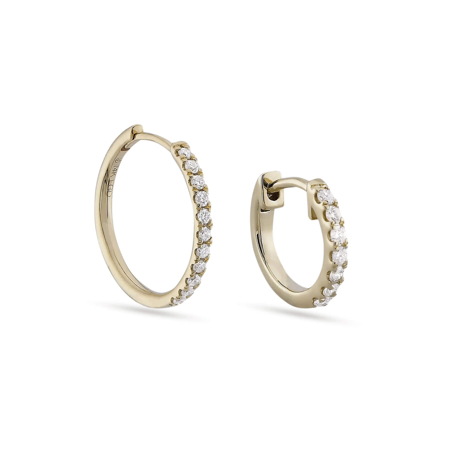 ピアス STONEHENgE 14K piercing sparkle Flat Helix piercing with seven cz stones long ear stud
