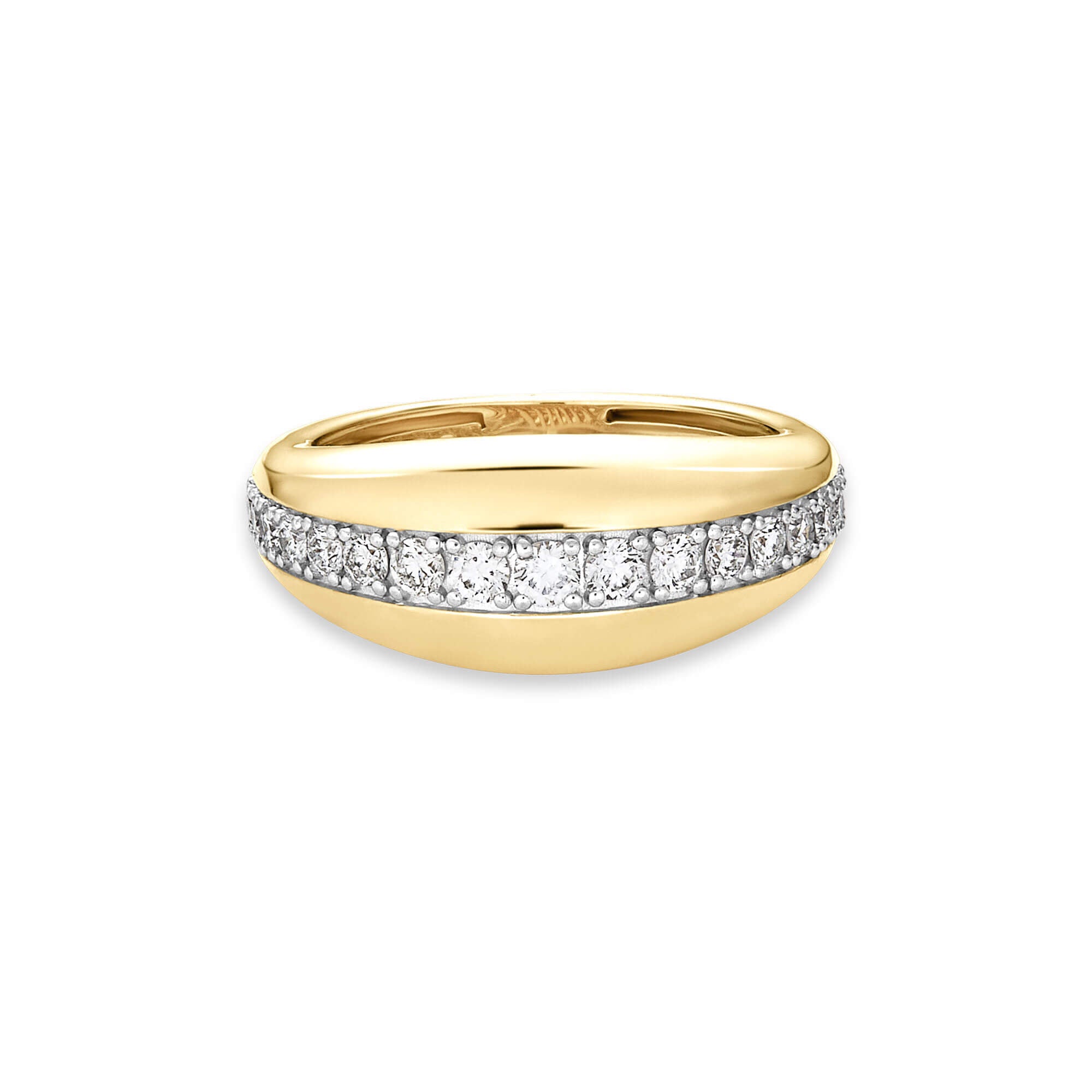 Pave Pistachio Dome Ring – STONE AND STRAND