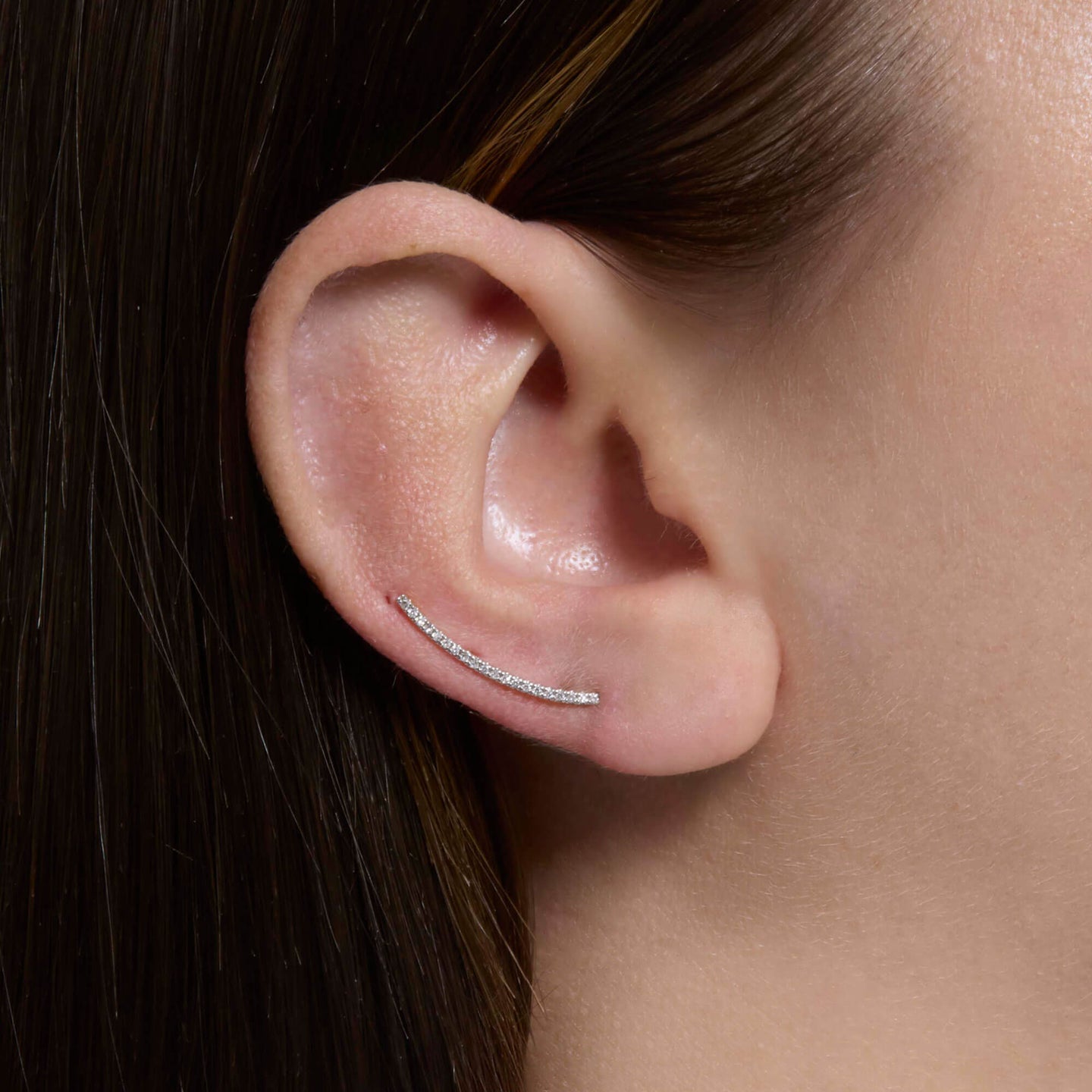 Pave The Way Ear Climber – STONE AND STRAND display picture 1