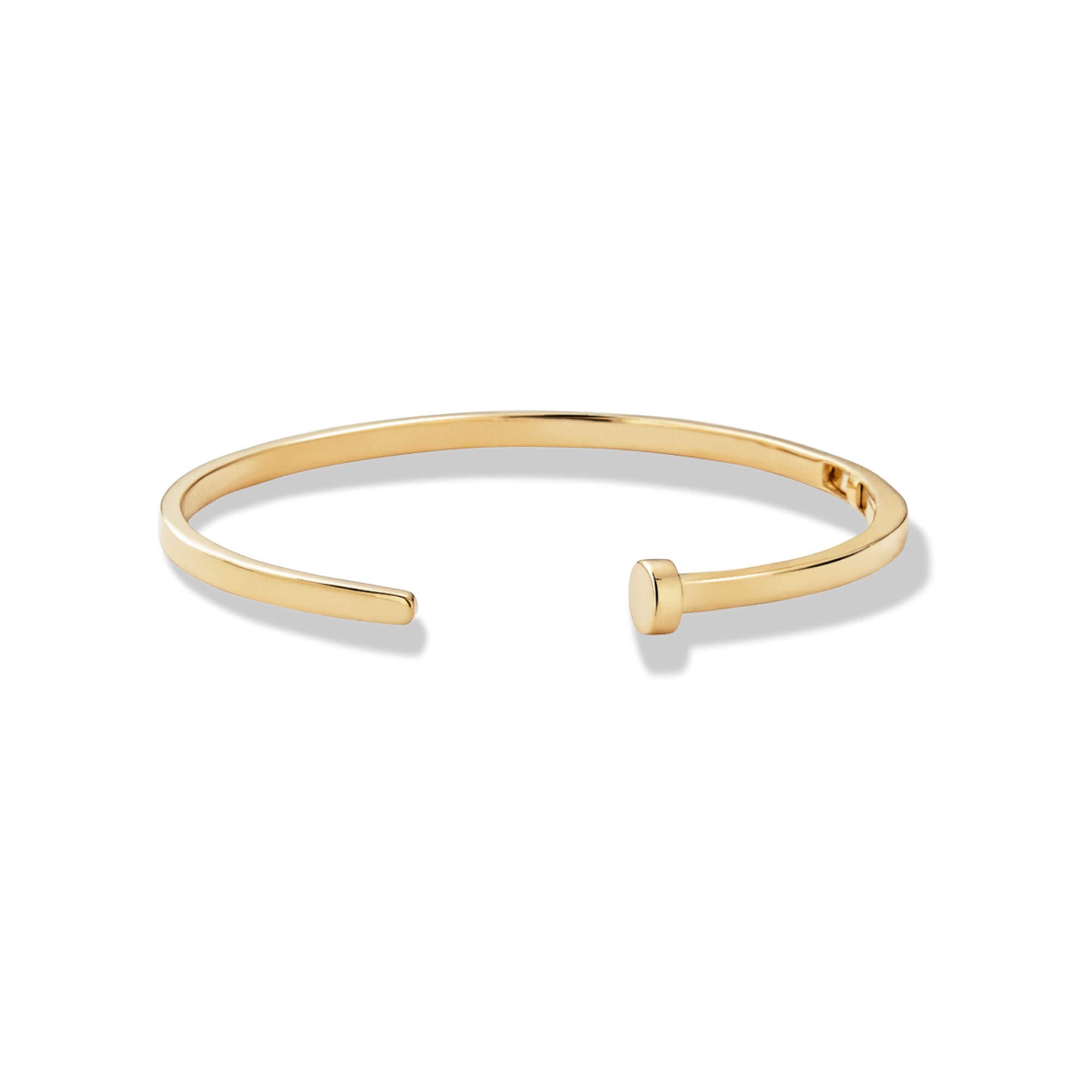 Stone and Strand Golden Nail Cuff