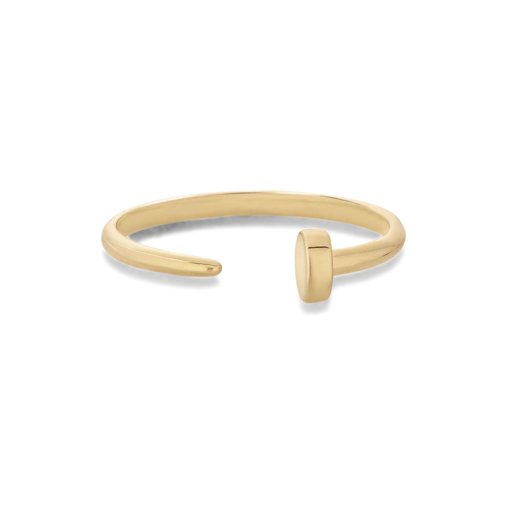 Golden Nail Ring – STONE AND STRAND