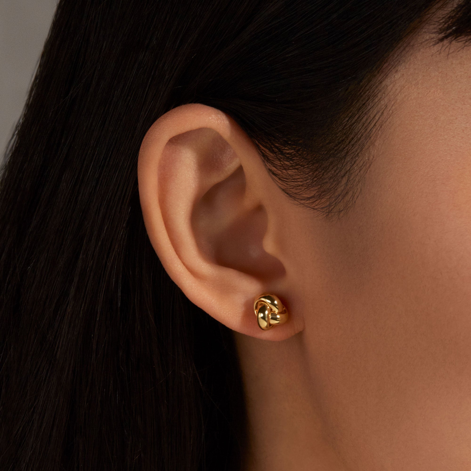 ピアス STONEHENgE Love Knot 14K One Touch Cubic Earrings StoneHenge Love Knot 14K Earrings SA24C45B Cubic Zirconia