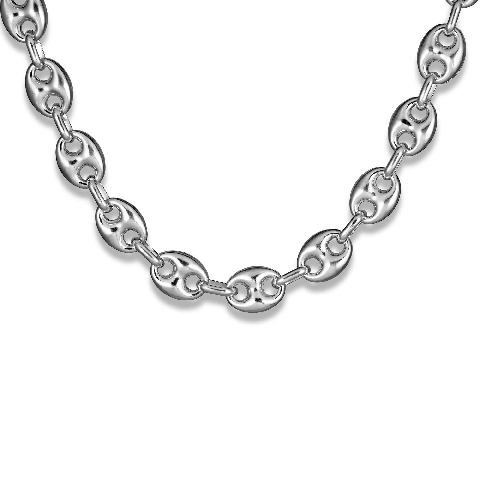 Puffed Maritime Silver Necklace STONE AND STRAND