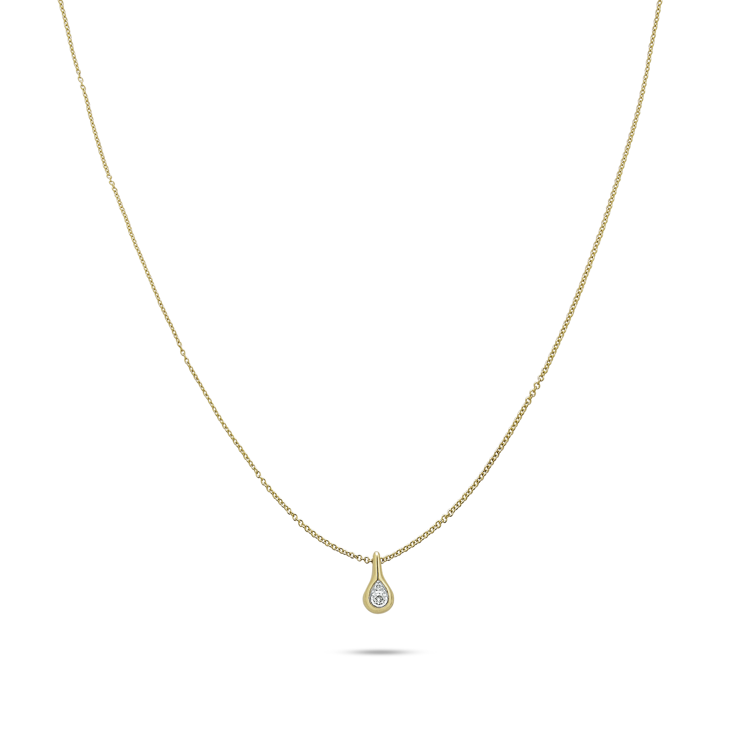 【STONE AND STRAND】Perfect Pear ネックレス ダイヤモンド付 Perfect Pear Diamond Droplet Necklace – STONE AND STRAND