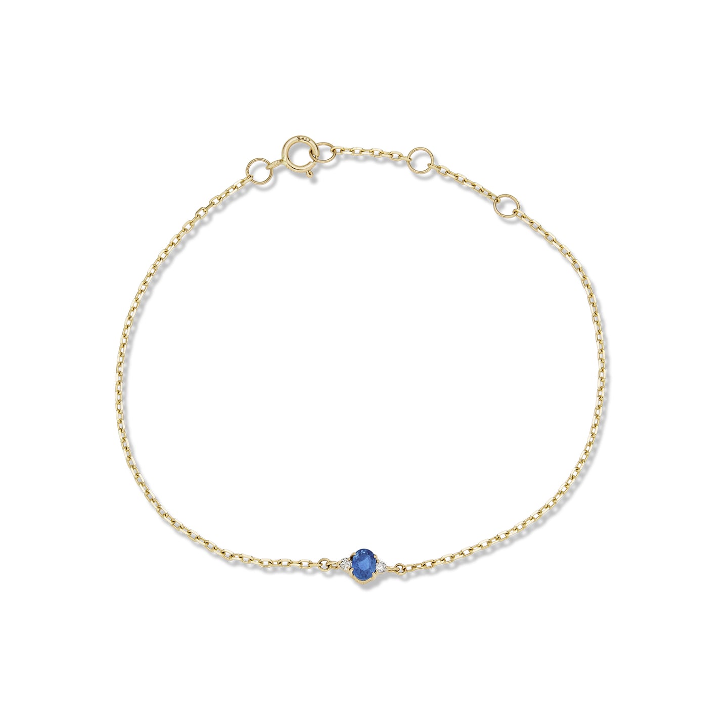 Sapphire-Luxe-Dainty-Blue-  Authentic Vibrant  Blue Sapphire bracelet.♥️❤️♥️❤️♥️❤️ main image 0