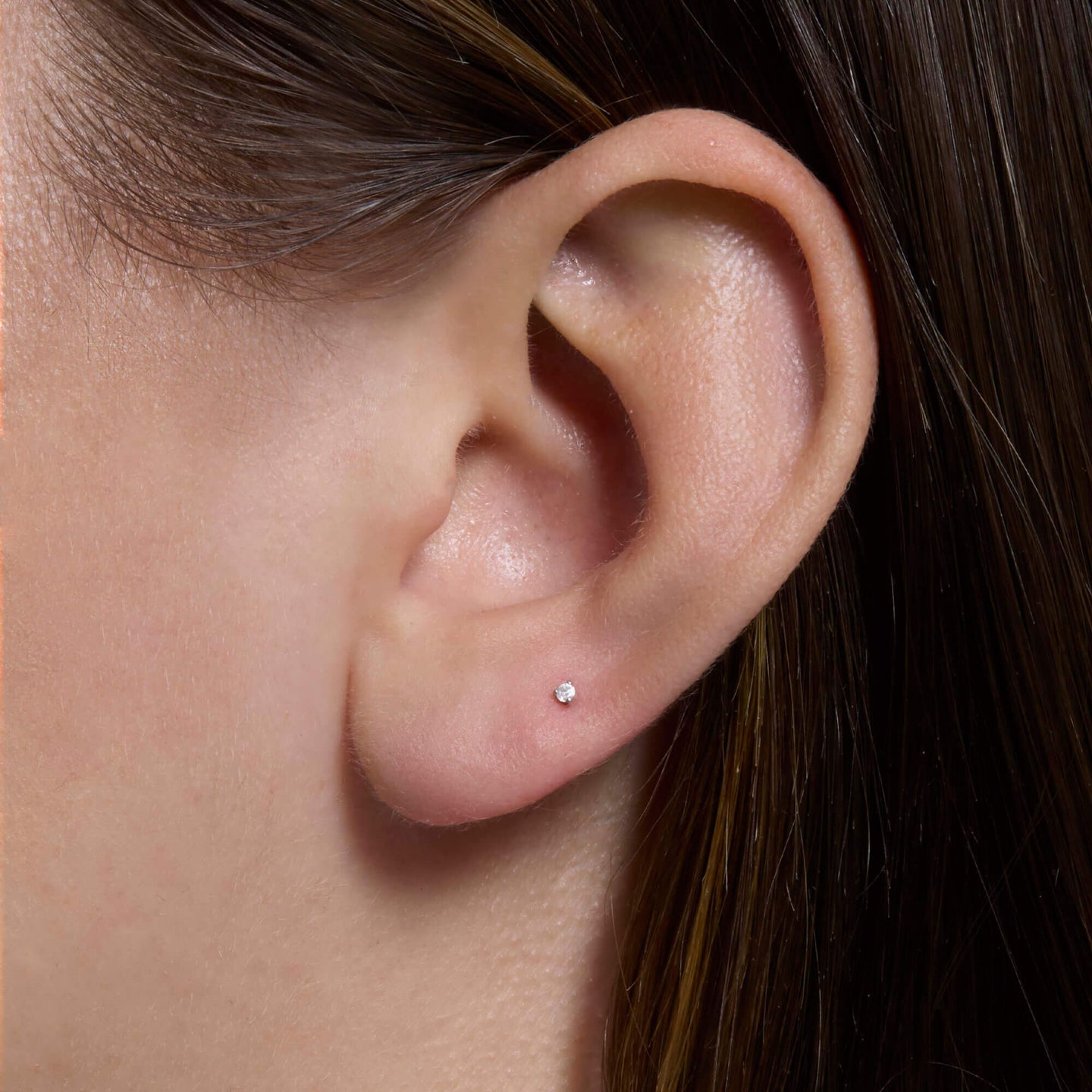 Teeny Diamond Stud