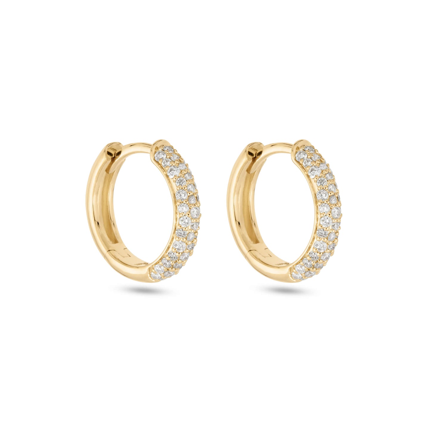 The Essential Pave Hoop – STONE AND STRAND AUREA. Pavé Hoop Ring & Hoop Ring フォトカ付