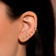 18 Gauge Fixed Diamond Bead Earring