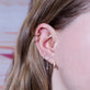 Beaded Festoon Fixed Piercing Earring