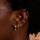 Diamond Bar Piercing Earring