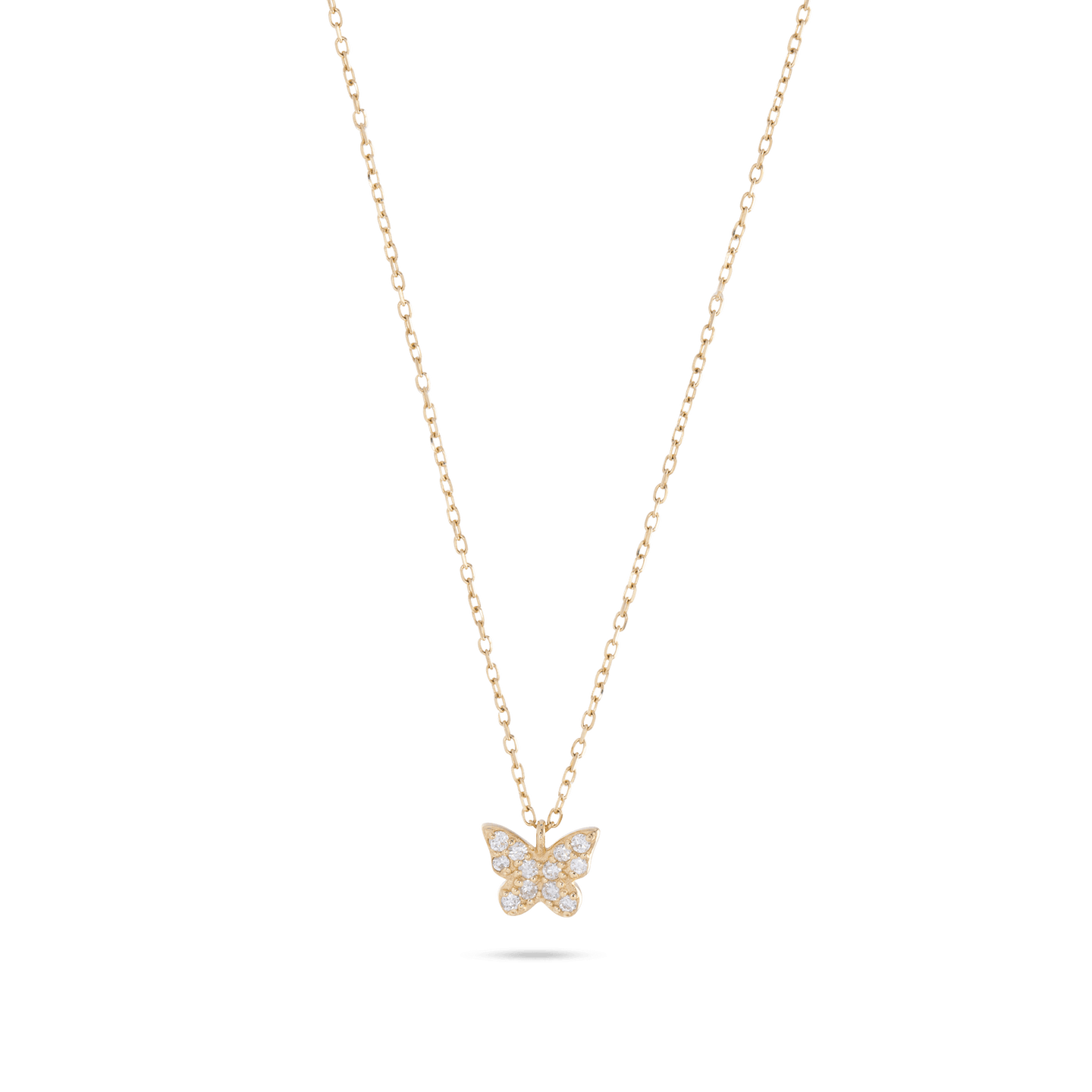 Diamond Butterfly Pendant STONE AND STRAND