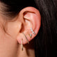 Diamond Oval Earrings