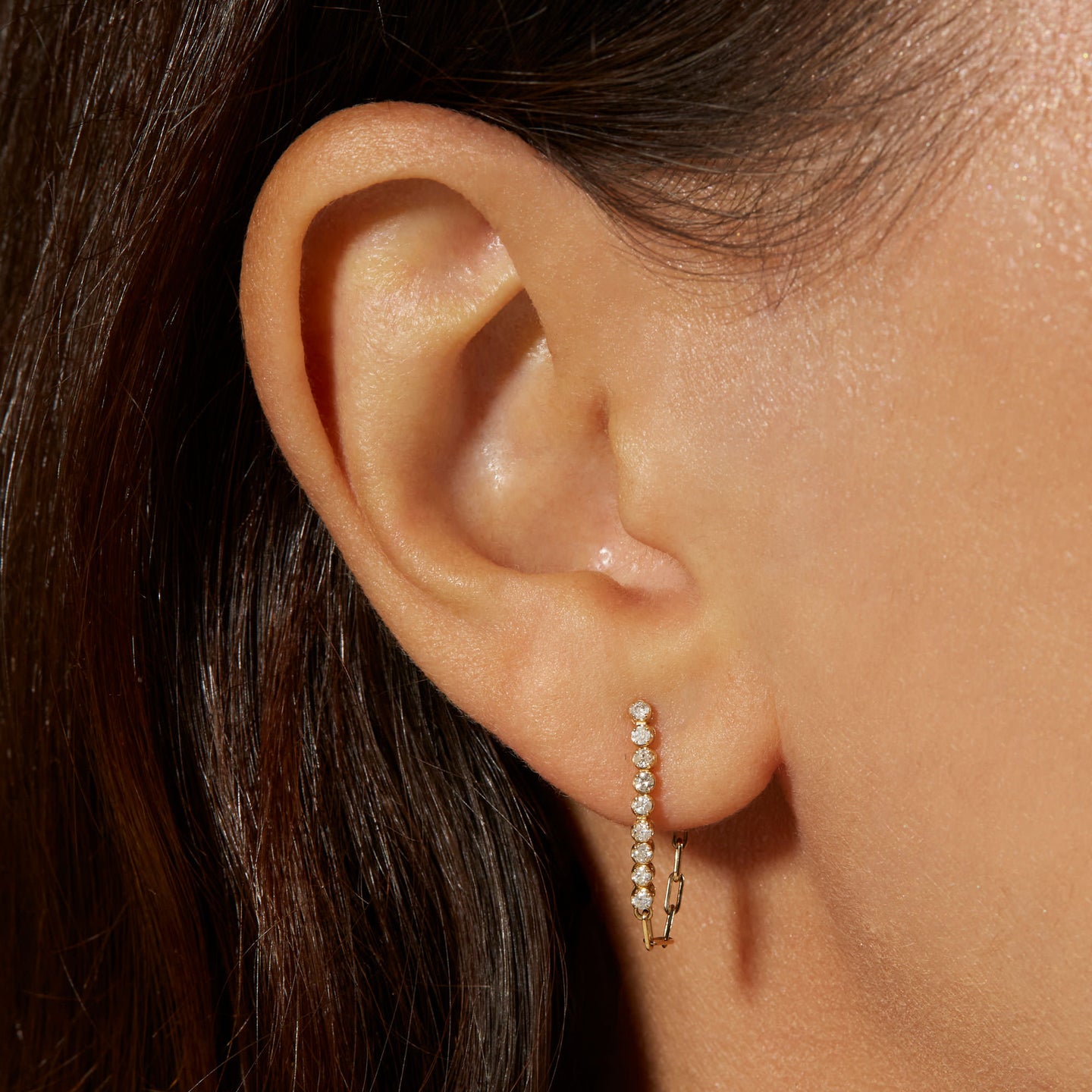 Front back diamond earrings hotsell