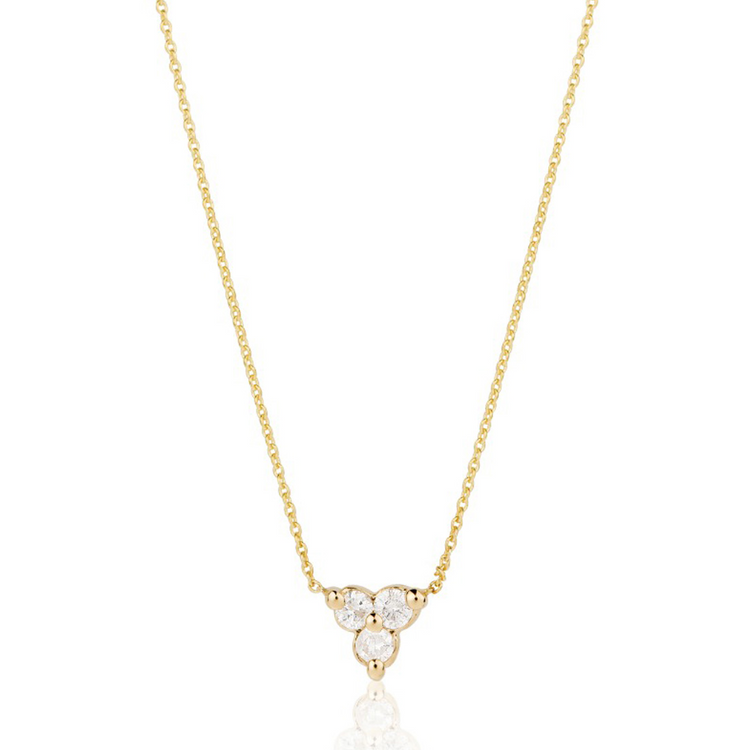 Diamond Triad Necklace 