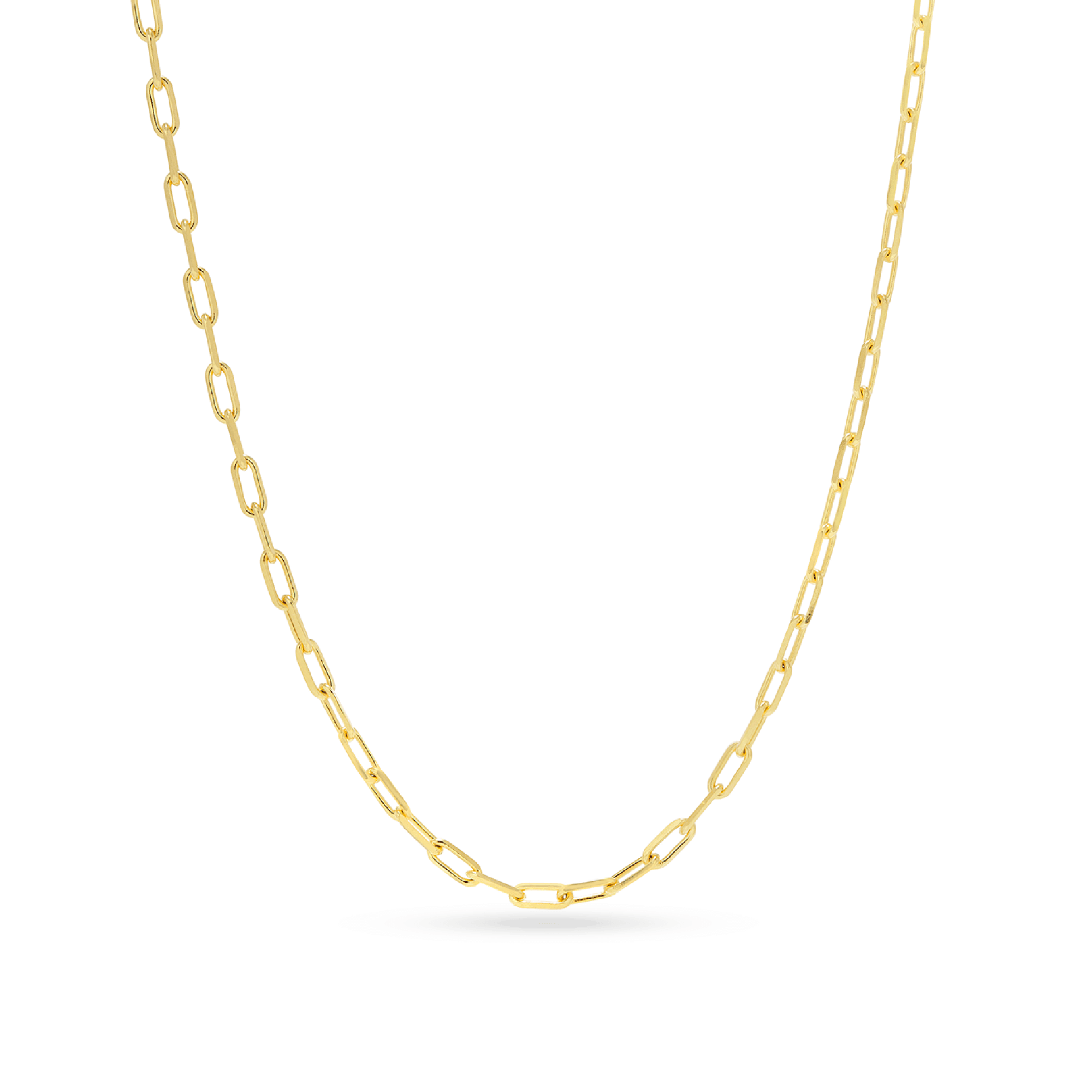 Gold plated link hot sale chain