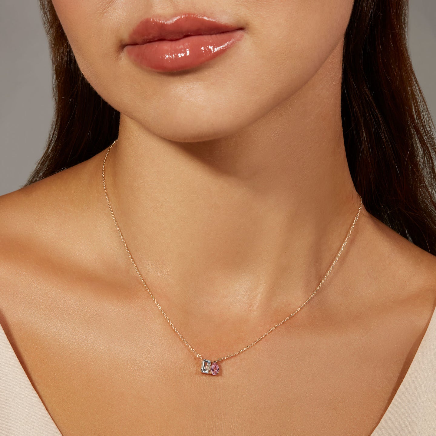 Just the Two of Us Pastel Necklace – STONE AND STRAND