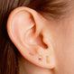 Medium Bar Stud Earring with Diamond