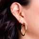Medium Hollow Hoop Earrings