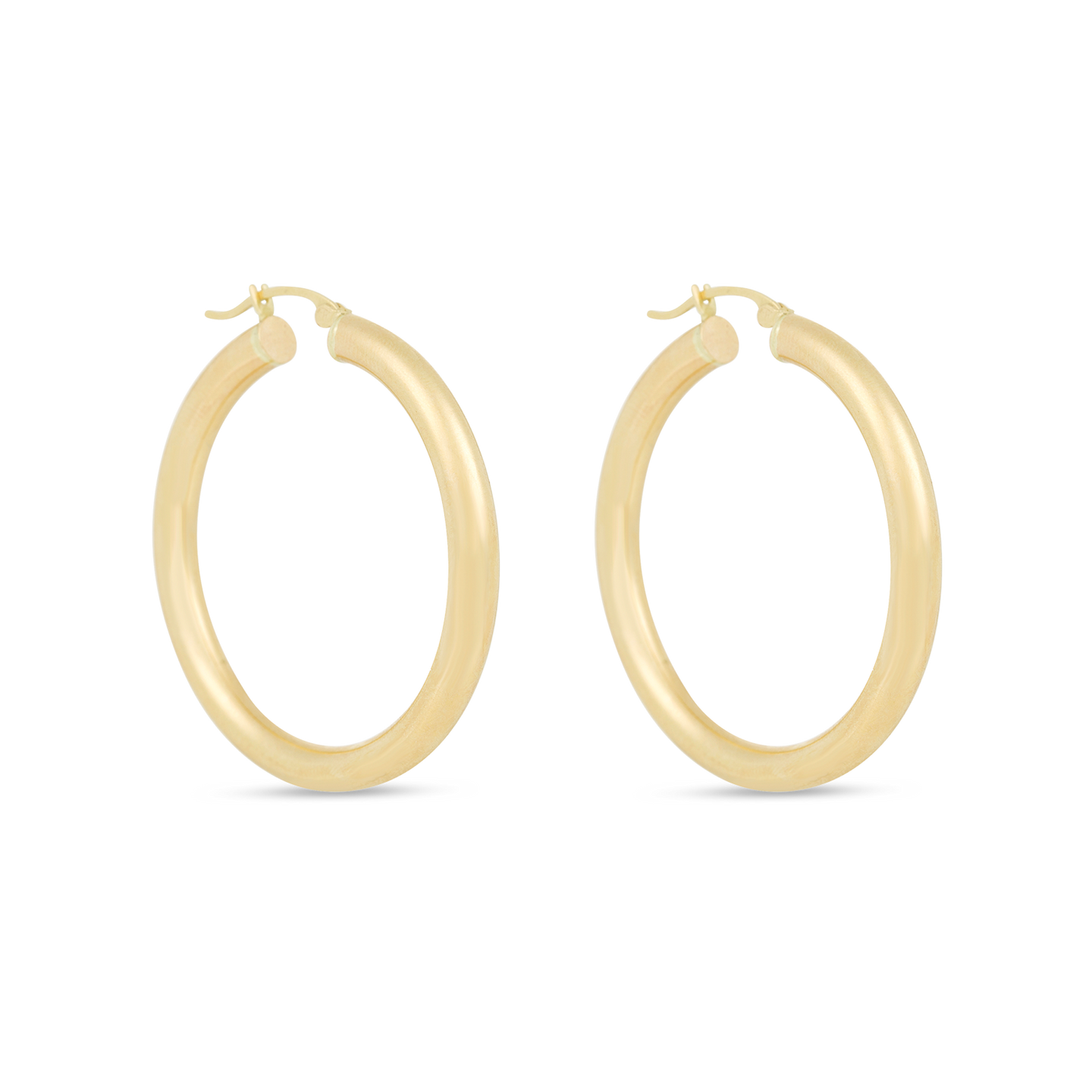 Medium Hollow Hoop Earrings