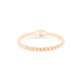Mini Pave Puff Link Ring