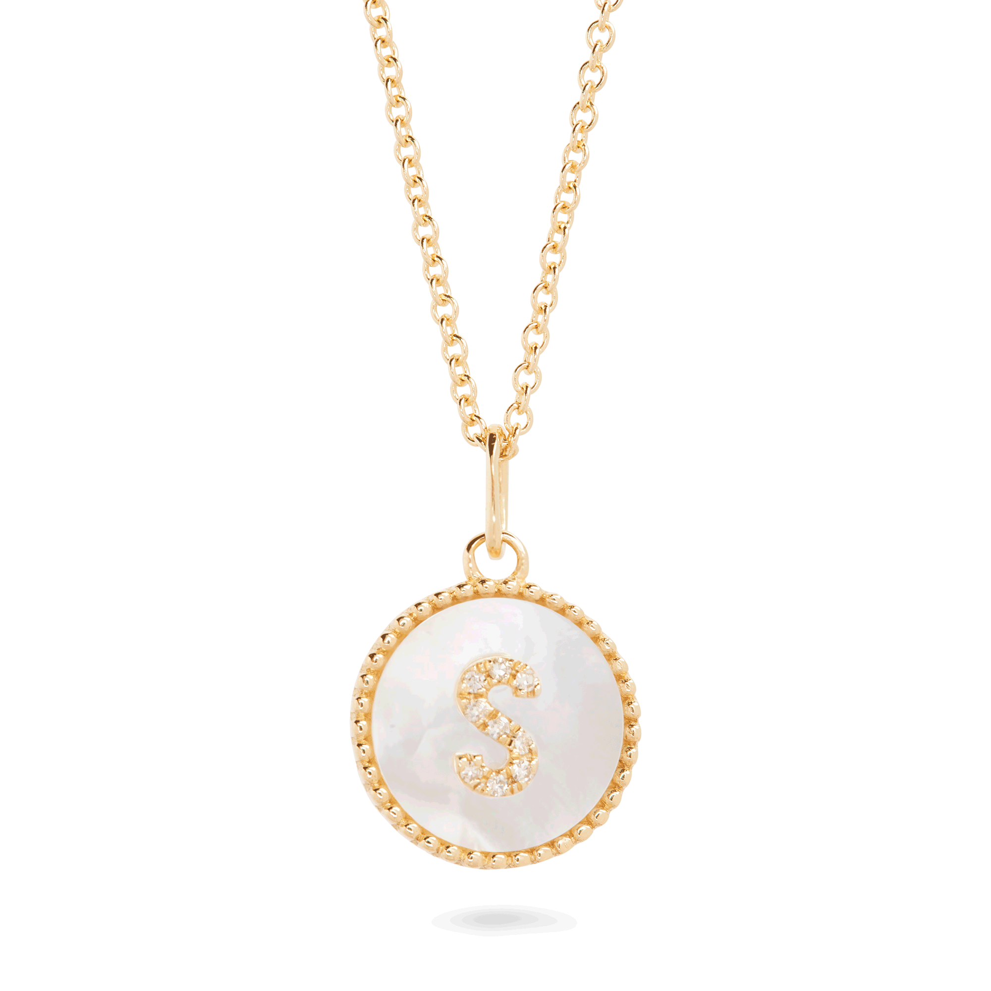 Covet pave 2025 initial necklace