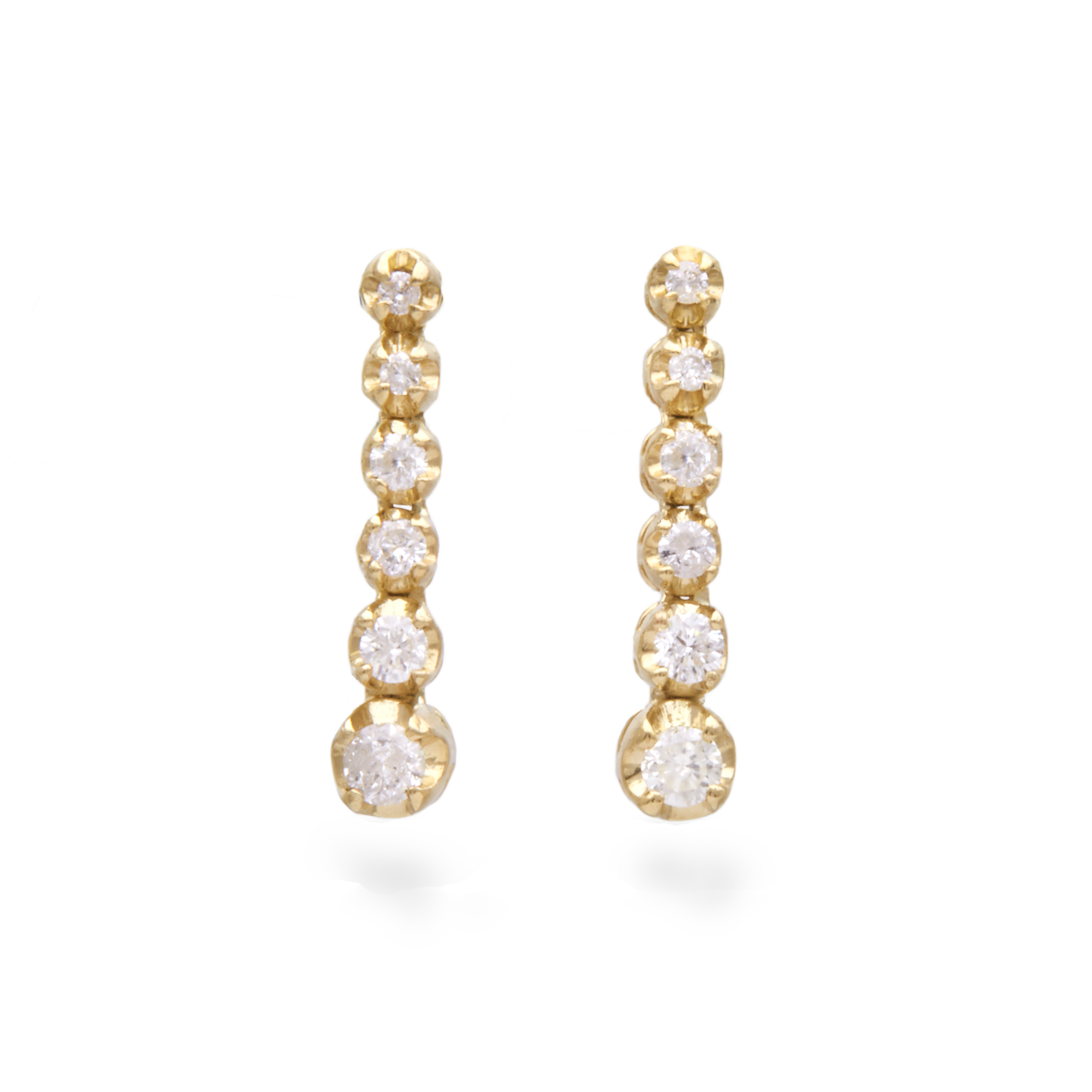 Diamond 2025 tennis earrings