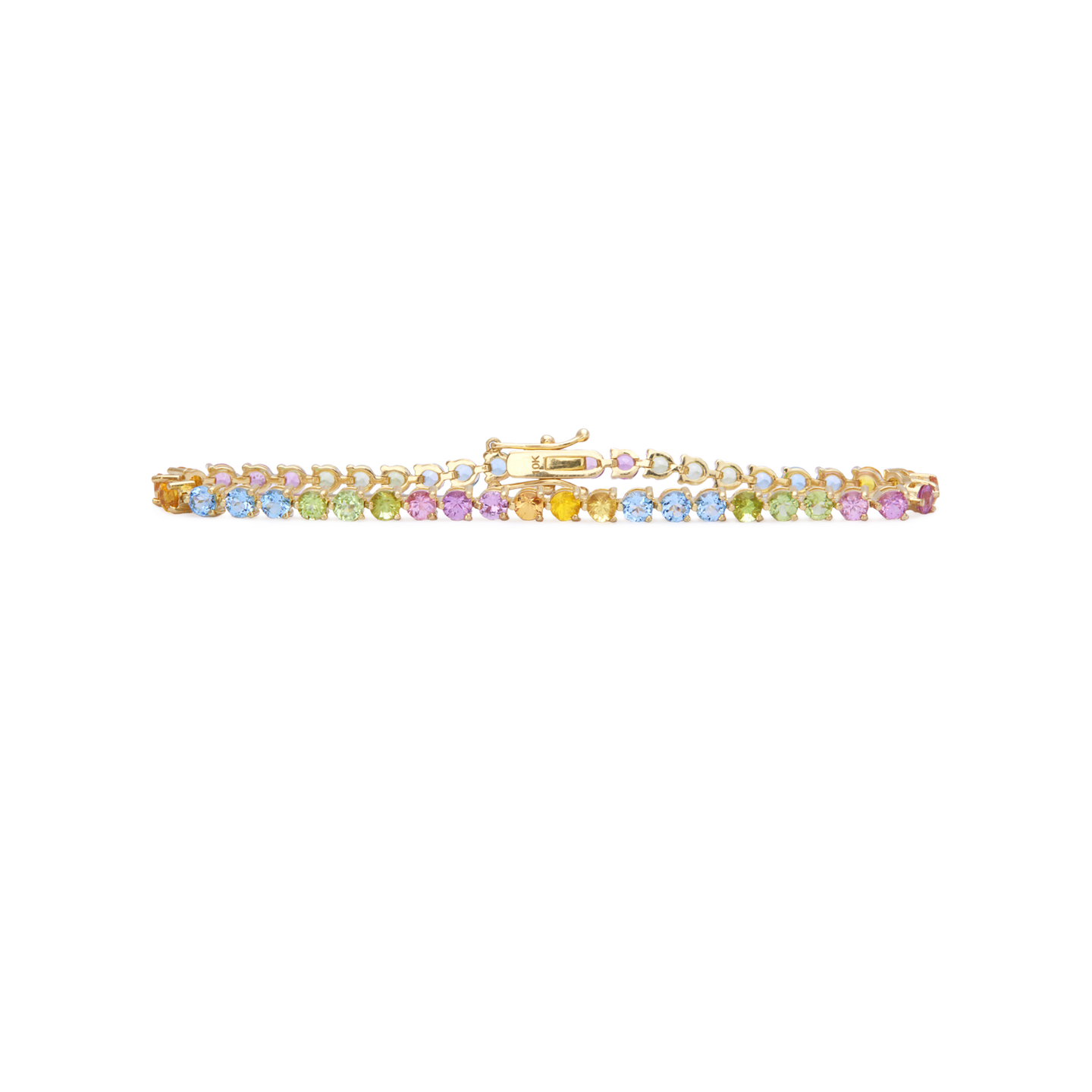Colorful 2025 tennis bracelet
