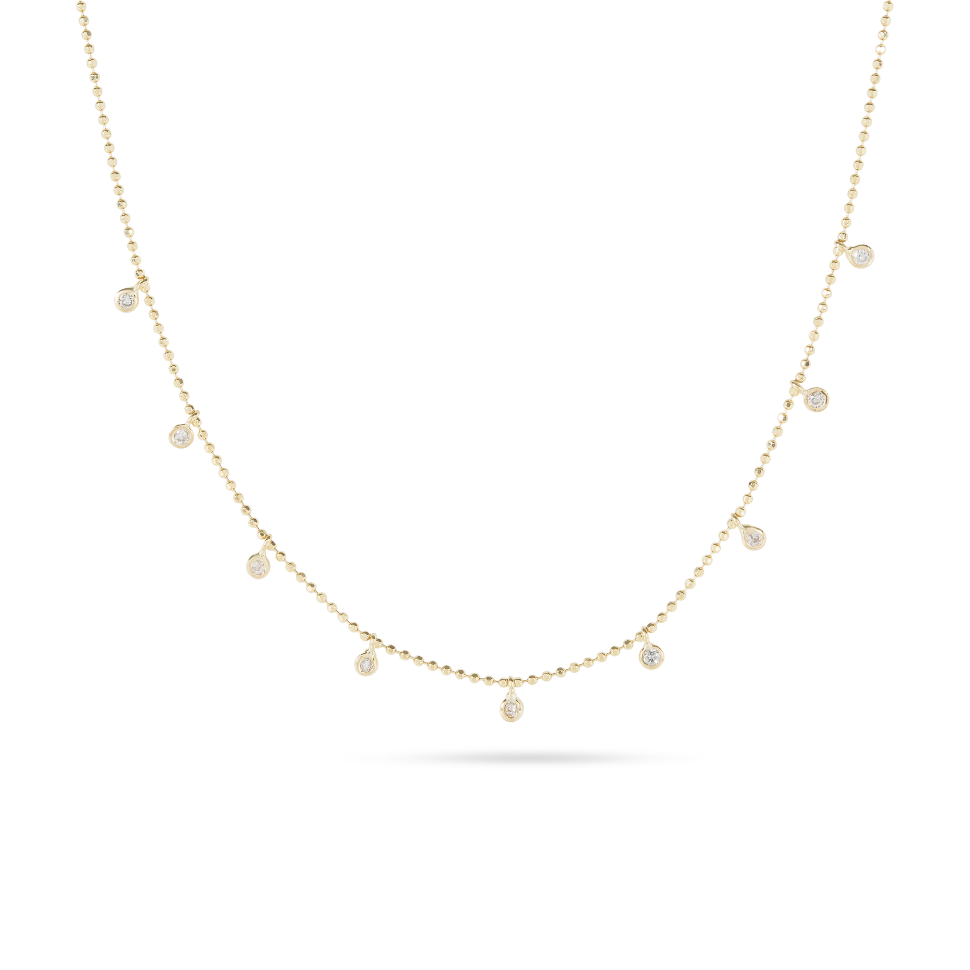 Dangling diamond deals choker