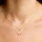 Teeny Pave Heart Necklace