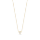 Teeny Round Diamond Necklace