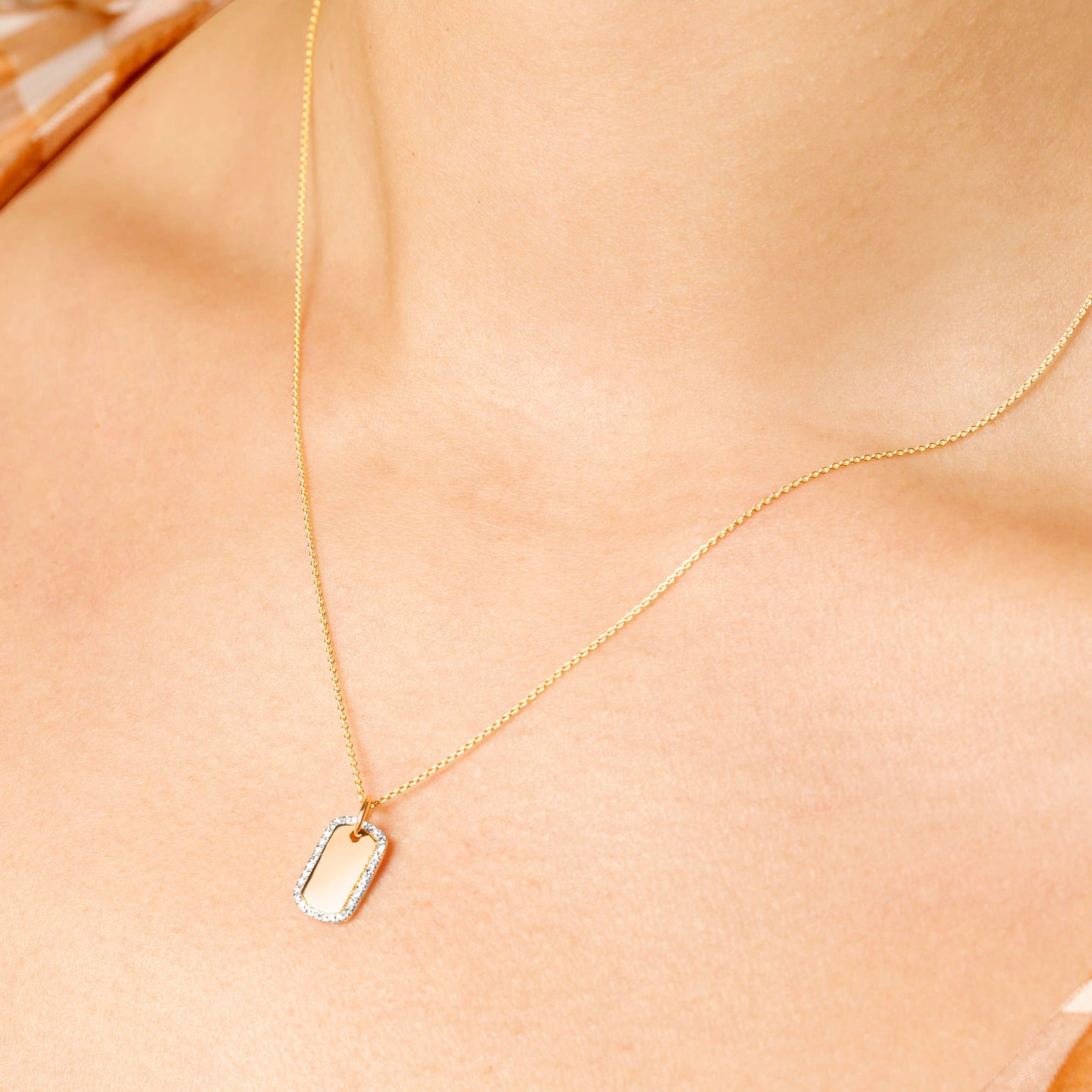 Tiny dog clearance necklace