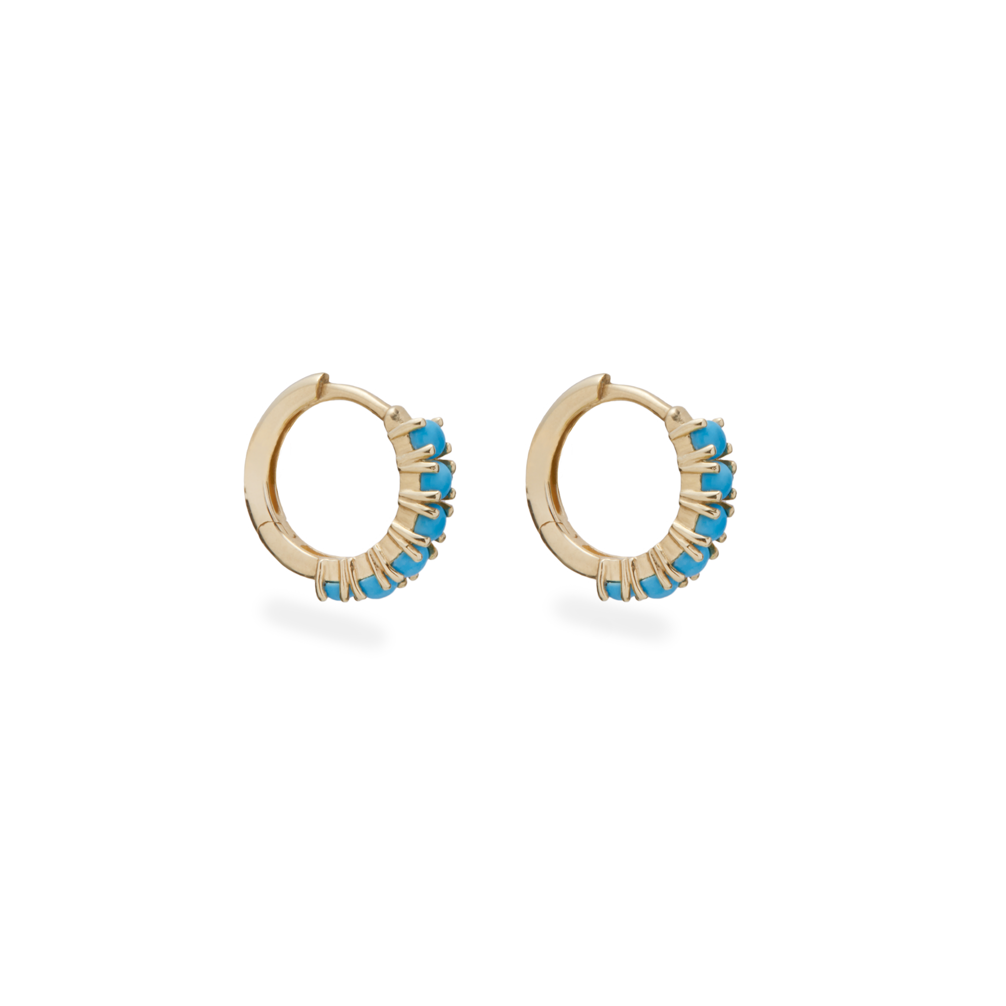 Turquoise Huggies – STONE AND STRAND