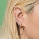 Tri-Star Diamond Piercing Earring