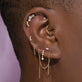 Teeny Diamond Line Princess Earrings