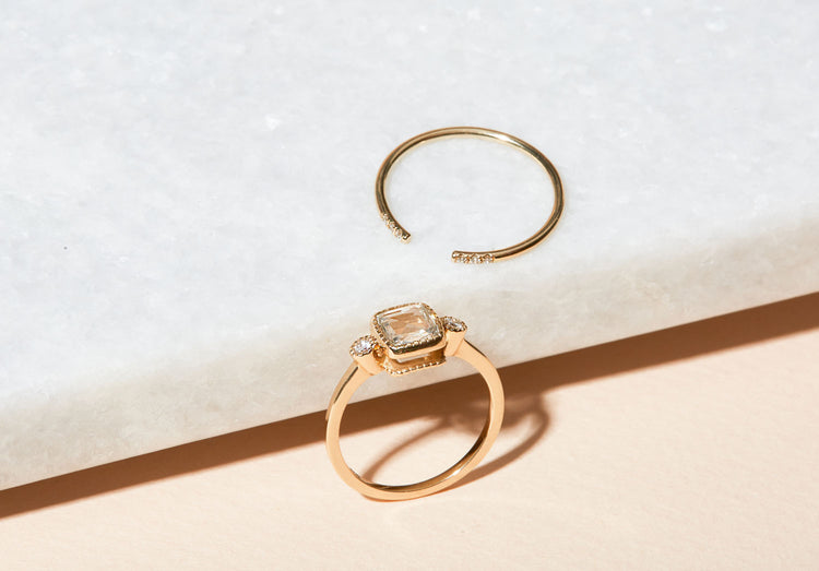 An Ideal Match: Engagement Rings + Wedding Bands