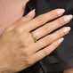 Image of 14K Yellow Gold 0.5CTW Lab-Created Diamond Bonbon Merge Ring on Models Hand