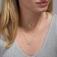 Image of 14K Yellow Gold 1CTW Lab-Created Diamond Candy Solitaire Necklace with Stone and Strand Necklaces