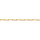 Stone and Strand 14K Yellow Gold Paperclip Anklet Close Up Image